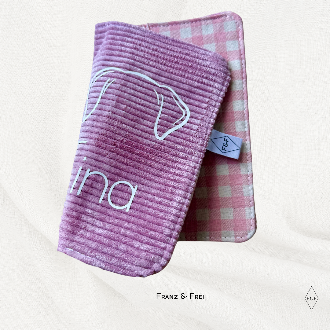 EU-HEIMTIERAUSWEISHÜLLE I GESTALT- & PERSONALISIERBAR I OHREN + NAME