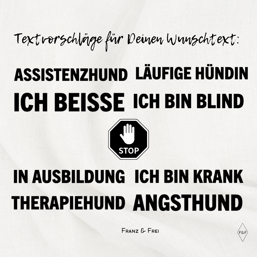 HUNDESHALSTUCH O´BACHT I WUNSCHTEXT