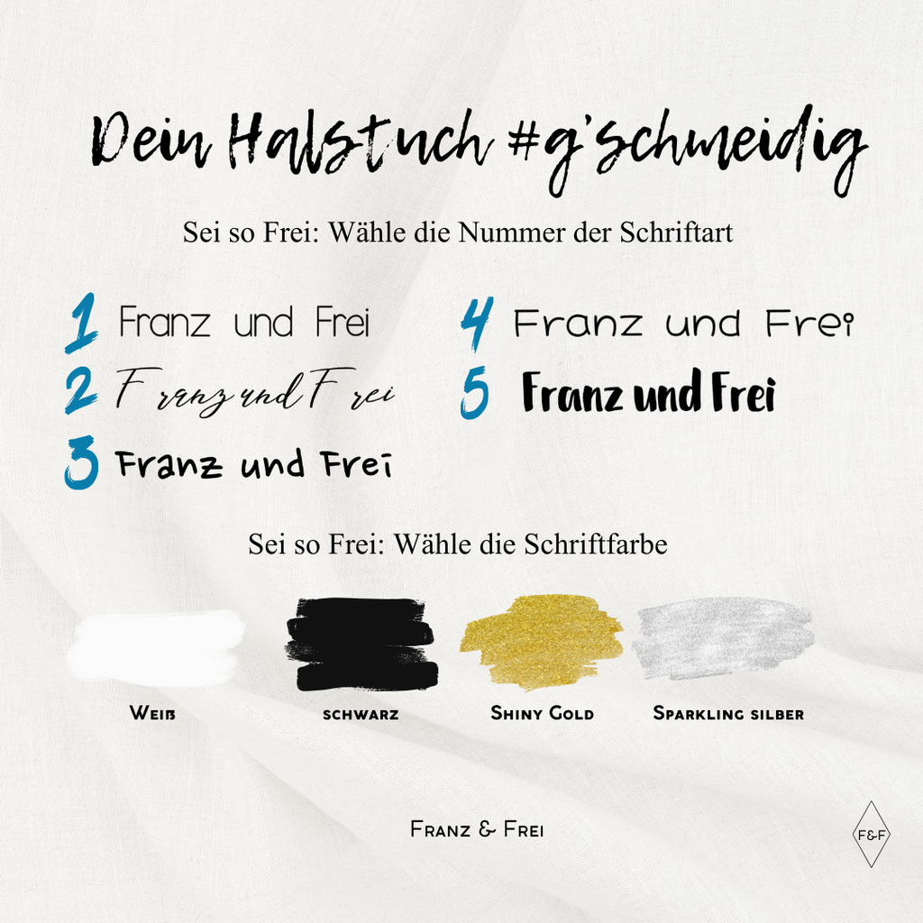 HUNDEHALSTUCH G´SCHMEIDIG I CORD & MUSSELIN IM LEINENLOOK I GESTALT- & PERSONALISIERBAR