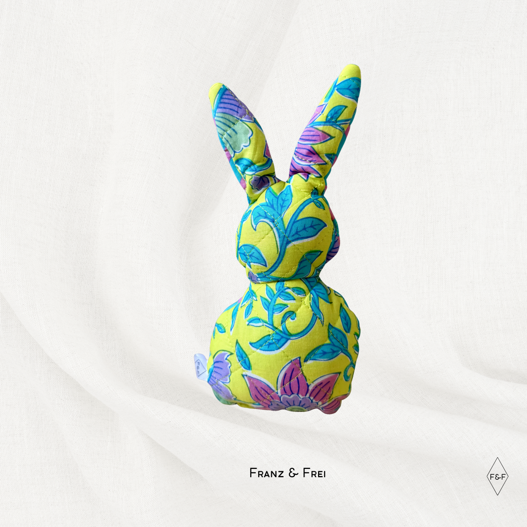 KARLI KANINCHEN I STEPPSTOFF I "BLUMIG & G'STREIFT"