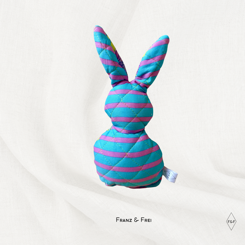 KARLI KANINCHEN I STEPPSTOFF I "BLUMIG & G'STREIFT"