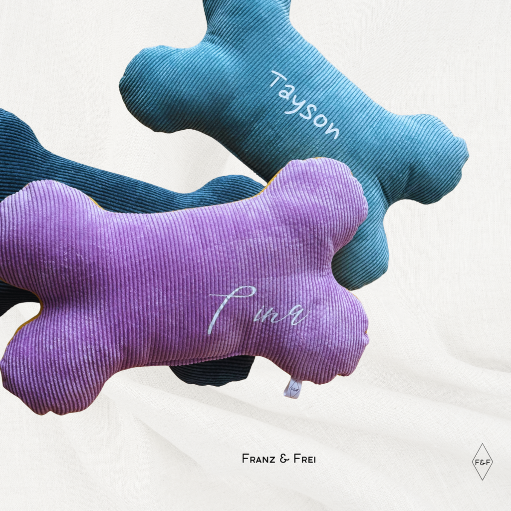 KNOCHENKISSEN I CORD & BAUMWOLLE I GESTALT- & PERSONALISIERBAR