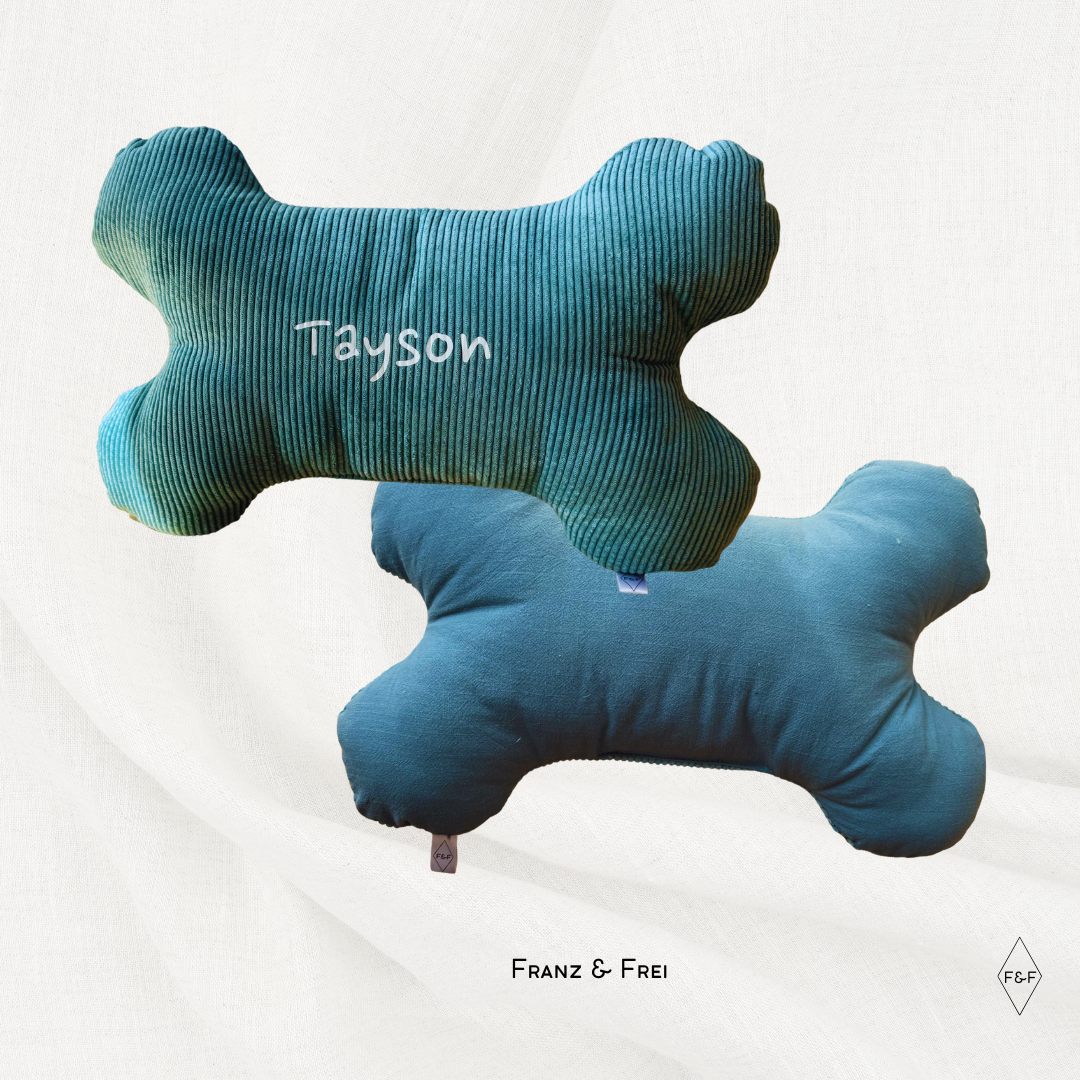 KNOCHENKISSEN I CORD & BAUMWOLLE I GESTALT- & PERSONALISIERBAR