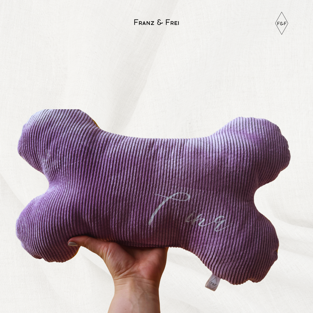 KNOCHENKISSEN I CORD & BAUMWOLLE I GESTALT- & PERSONALISIERBAR