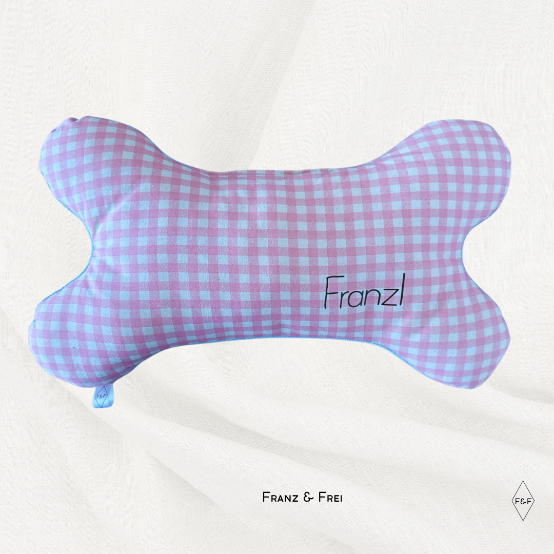 KNOCHENKISSEN I FROTTEE & BAUMWOLLE I GESTALT- & PERSONALISIERBAR