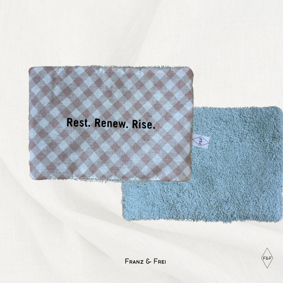 LAVENDELKISSEN I EINZELSTÜCK I REST. RENEW. RISE. I ROSA KARO & FROTTEE FRESH MINT