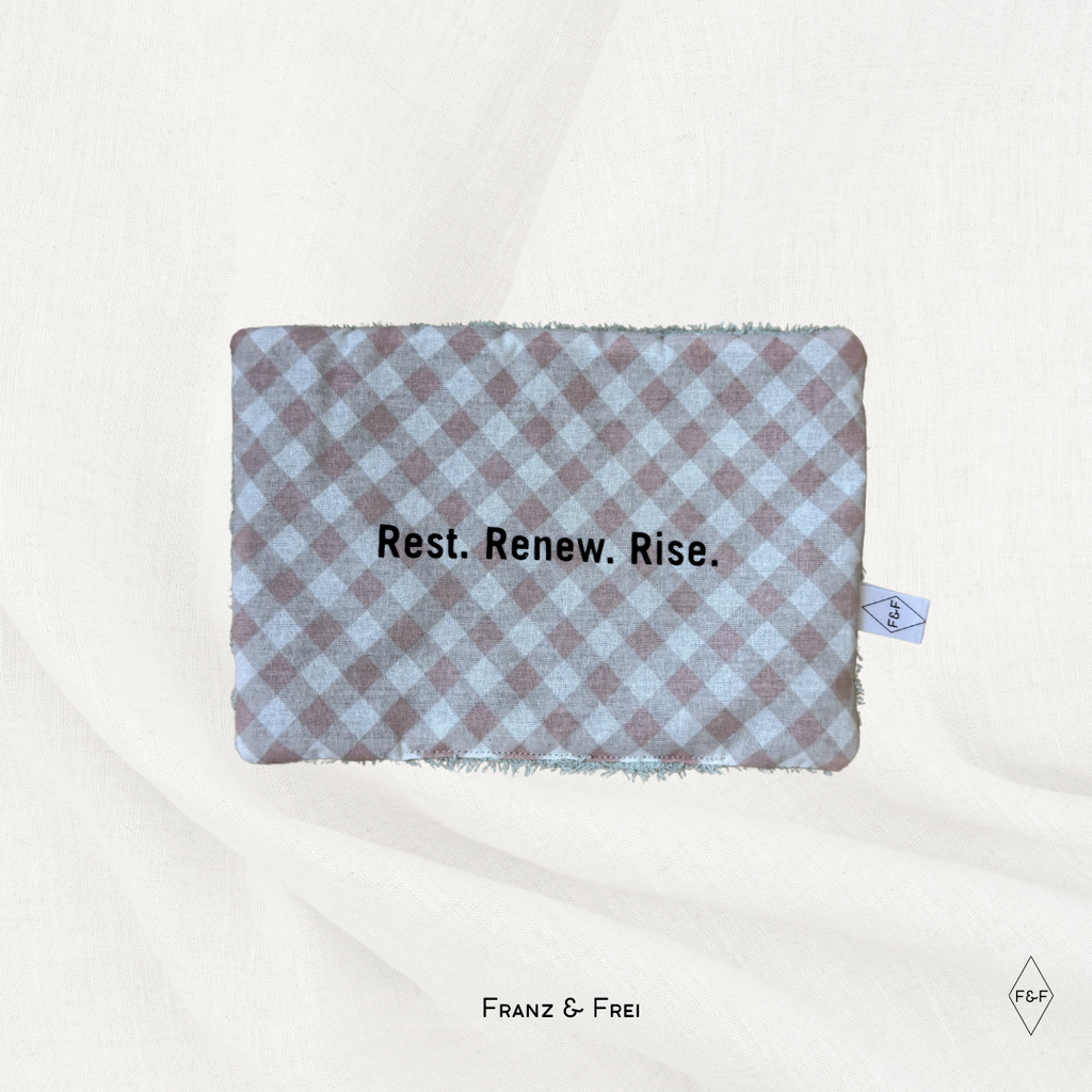 LAVENDELKISSEN I EINZELSTÜCK I REST. RENEW. RISE. I ROSA KARO & FROTTEE FRESH MINT