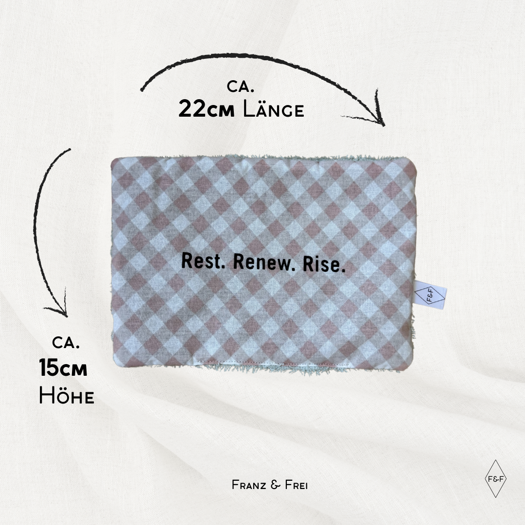 LAVENDELKISSEN I EINZELSTÜCK I REST. RENEW. RISE. I ROSA KARO & FROTTEE FRESH MINT