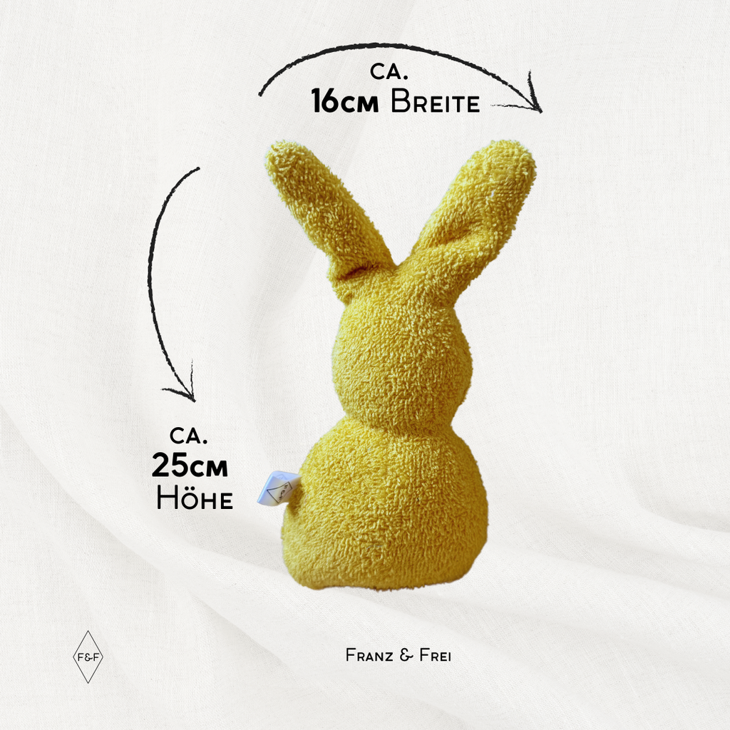 KARLI KANINCHEN I FROTTEE I "SONNENGELB"