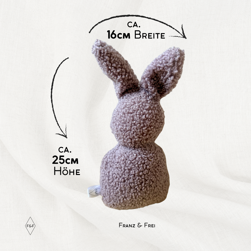 KARLI KANINCHEN I TEDDYSTOFF I "BREZN BLUSH"