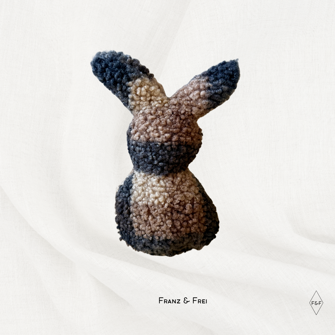 KARLI KANINCHEN I TEDDYSTOFF I "FELDHASE"