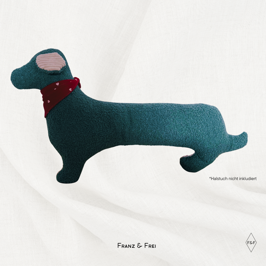 MÜNCHNER DACKEL I "DA LEBENSGROSSE" I BOULCÉ TÜRKIS & CORD NATURE