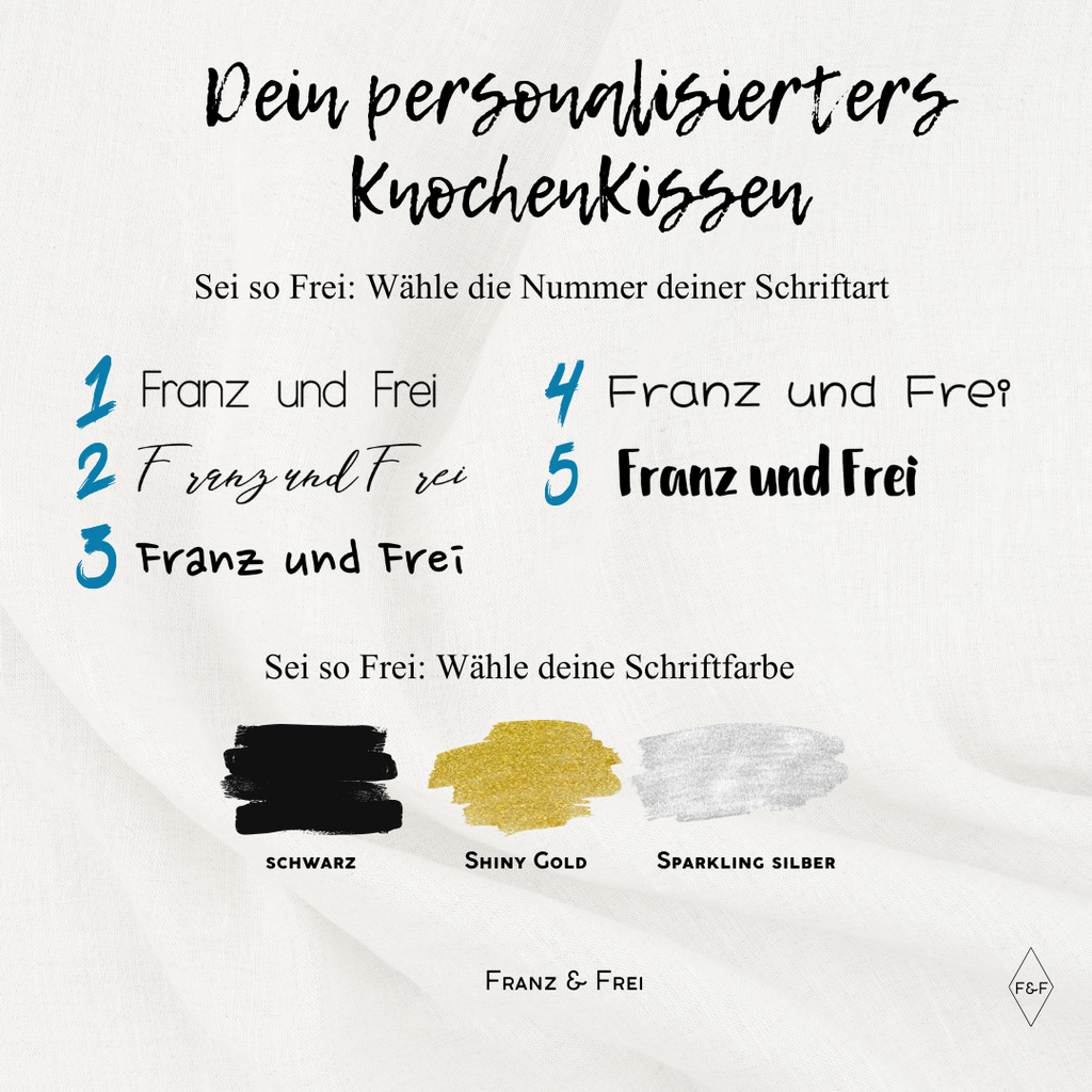 *BUNDLE* I KNOCHENKISSEN + KARLI I WEICH & GESTREIFT I BRAUN
