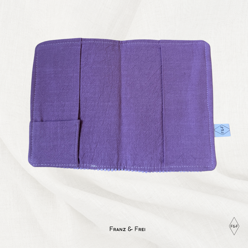 REISEPASSHÜLLE I EINZELSTÜCK I "REISEPASS" I LILA & LILA