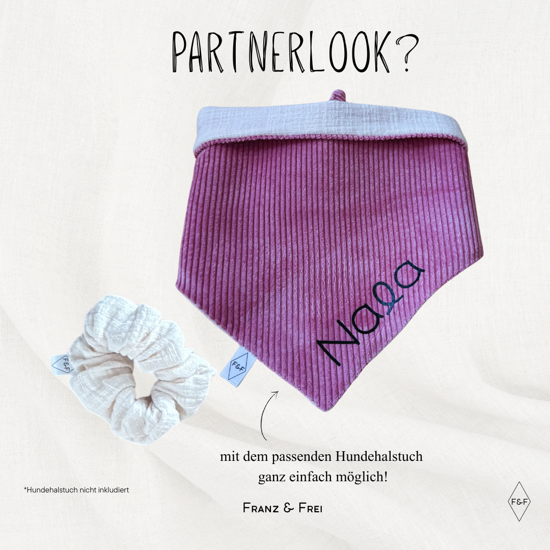 SCRUNCHIE MUSSELIN IM LEINENLOOK I VERSCHIEDENE FARBEN